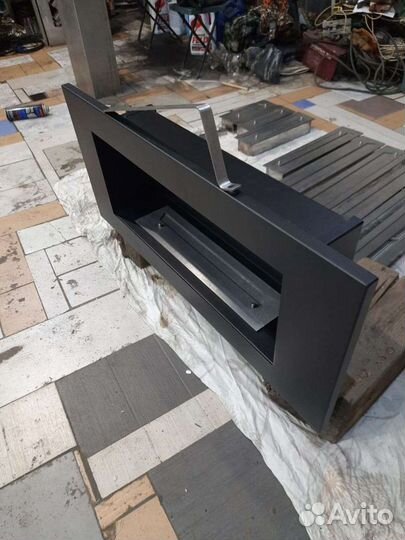 Биокамин встраиваемый с широкими рамками