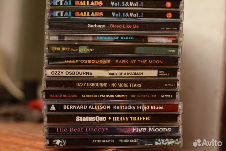 CD рок, блюз. Обмен на спин., катушку, объектив