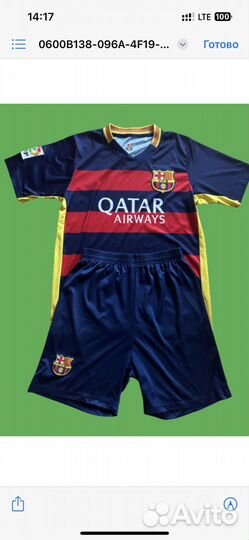 Детская футбольная форма месси
