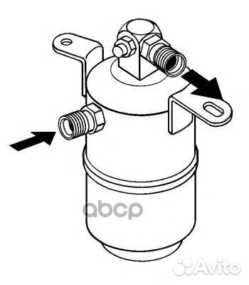33075 осушитель кондиционера MB W210 95-03 авт