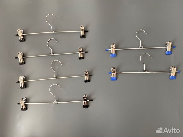 Вешалки плечики для одежды с зажимами