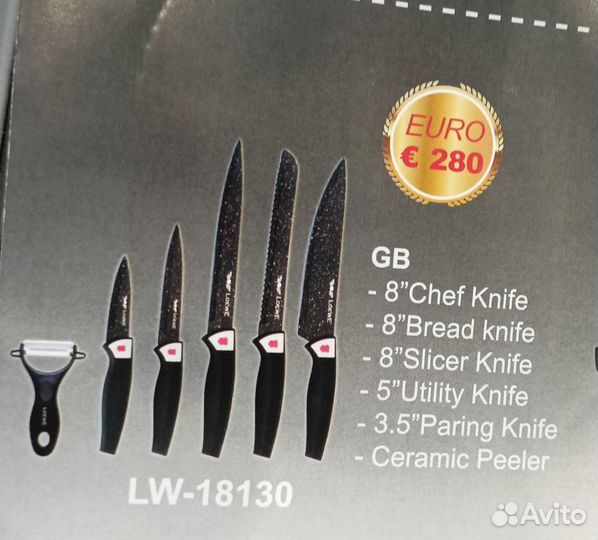 Loewe Набор кухонных ножей из 6 предметов