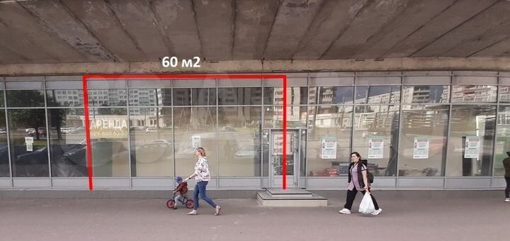 Торговая площадь, 60 м²
