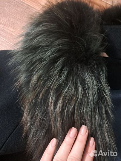 Пальто зимнее Lanicka с натуральным мехом