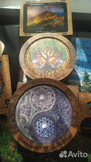 Деревянные пазлы