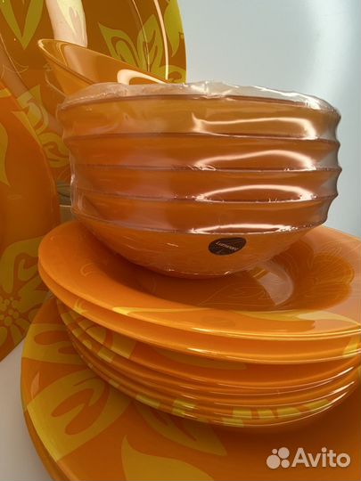 Luminarc Lily Flower Набор посуды 22 предмета