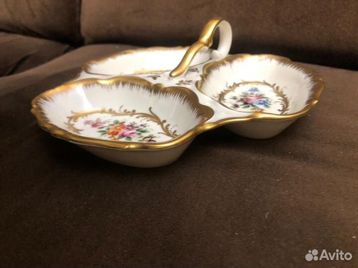 Менажница фарфор Лимож