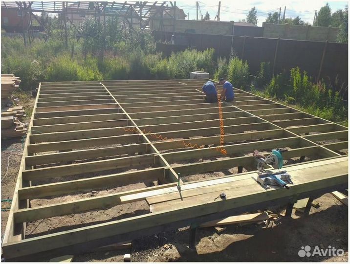 Замена фундамента/Реконструкция под ключ