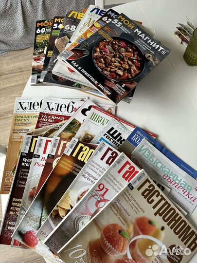 Книга гастронома и журналы