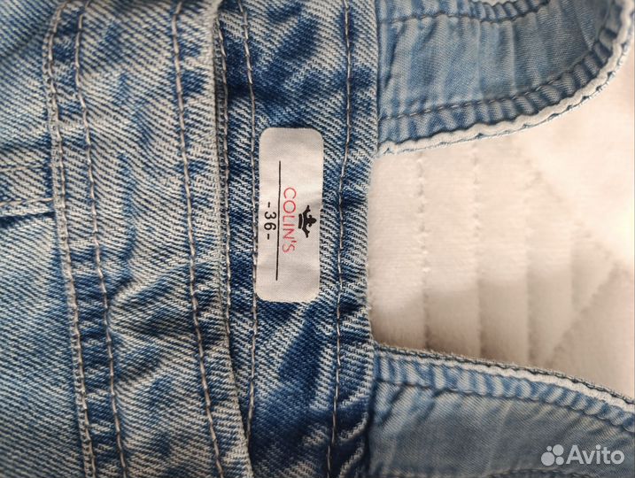 Джинсовый сарафан colins