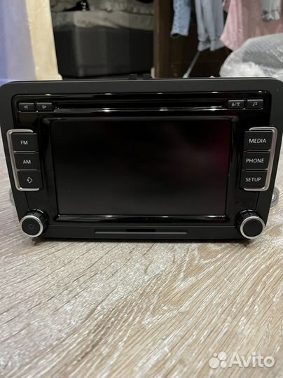 Штатная магнитола на volkswagen passat cc