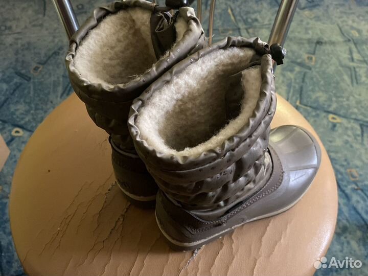 Сапоги зимние для девочки 27-28 размер