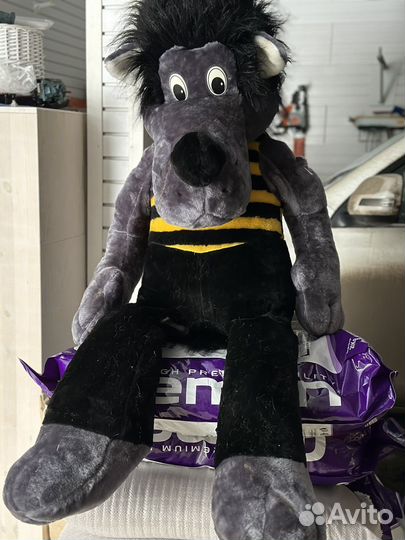 Волк большая игрушка