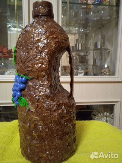 Бутылка пластиковая 1.5л декупаж