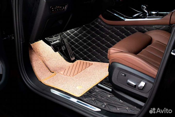 3D Коврики Range Rover Салон Багажник из Экокожи