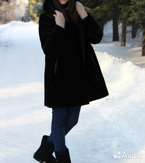 Шуба мутоновая