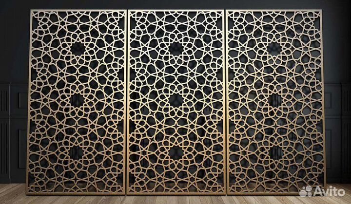 Декоративные стеновые панели. Художественная резка