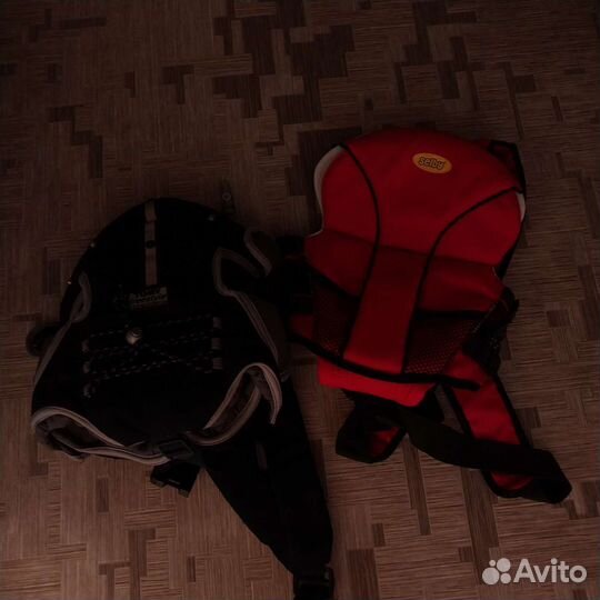 Детское автокресло бу,в подарок кенгуру(2 штуки)