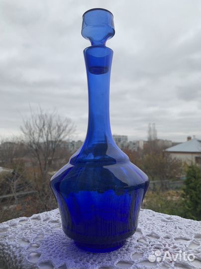 Графин цветное стекло