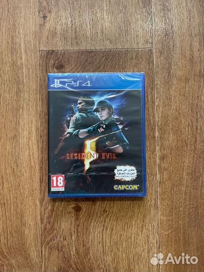 Resident Evil 5 для Sony ps4. Диск новый в пленке