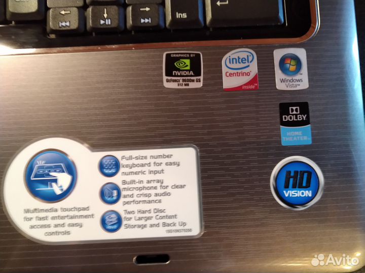 Ноутбук asus M70Vm. 17