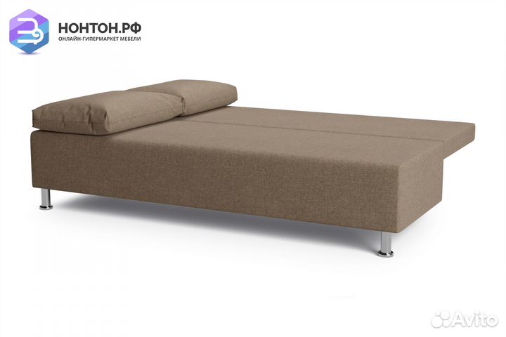 Диван еврокнижка Канна коричневый