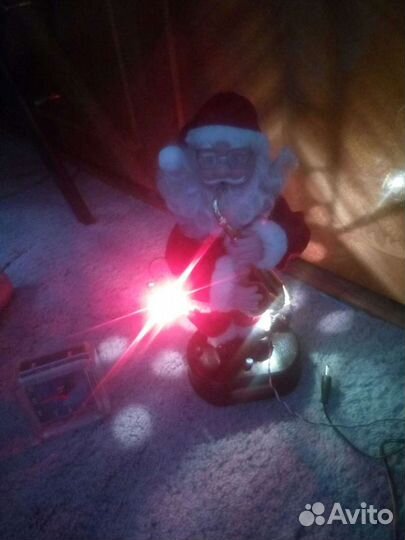 Санта Клаус с фонариками,обмен