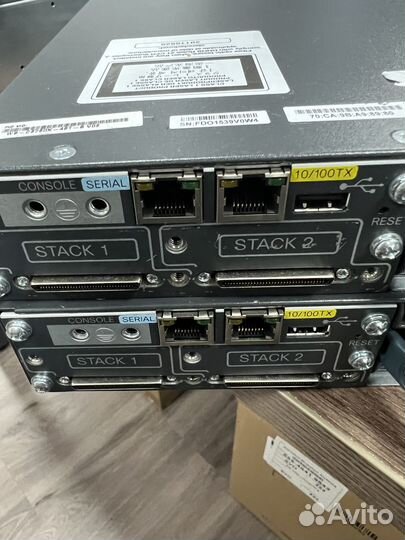 Коммутатор Cisco WS-C3750X-48T-S + модуль C3KX-NM