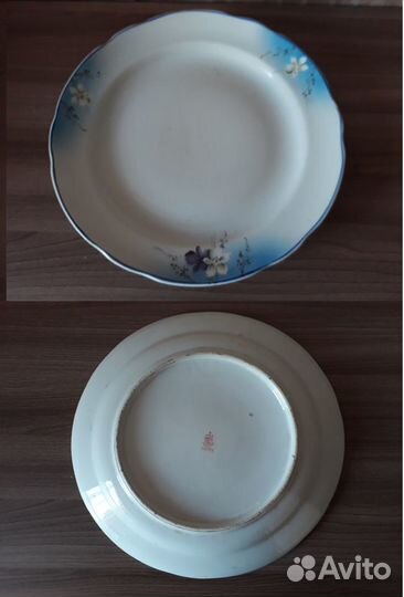 Соусник, салатница, 2 блюда, тарелки, Дулево, 1937