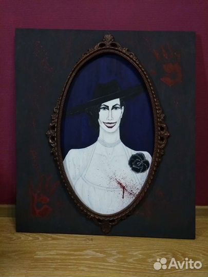 Картина Леди димитреску из resident evil village