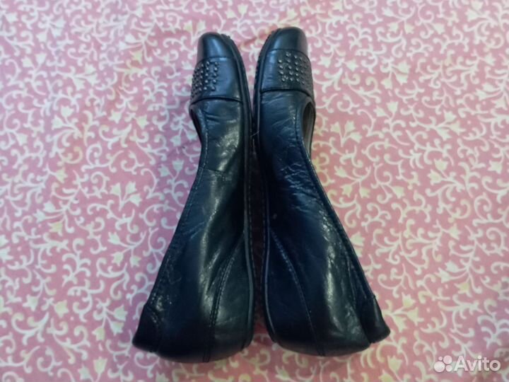 Балетки натуральная кожа 37