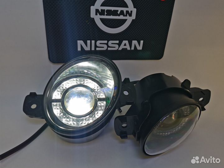 Лазерные птф bi-led с дхо Nissan Teana j32/j33