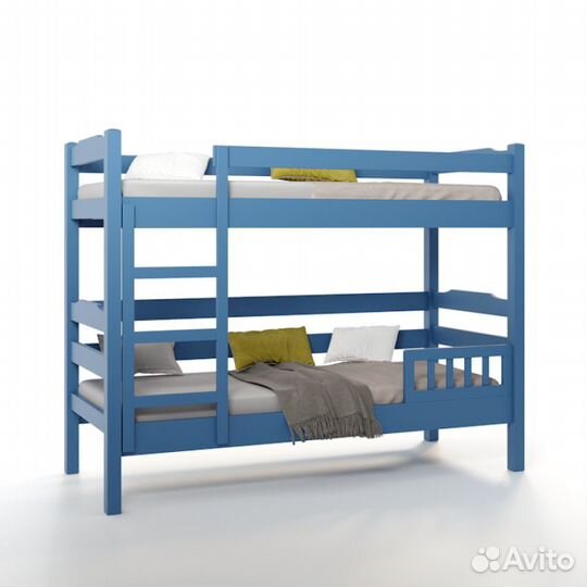 Двухъярусная кровать из массива сосны
