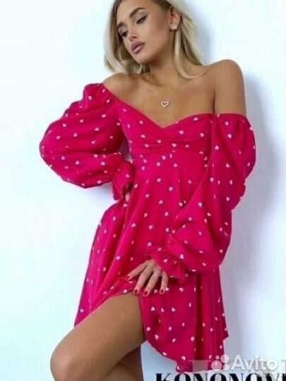 Платье в сердечко m