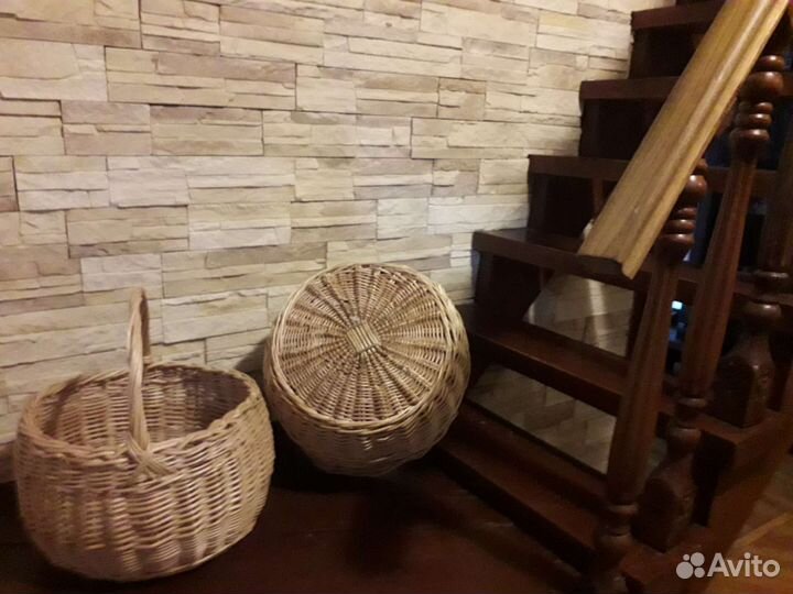 Корзины плетёные