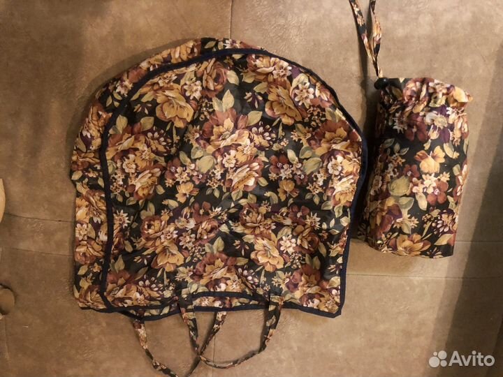 Пончо дождевик с футляром и сумкой-шоппером