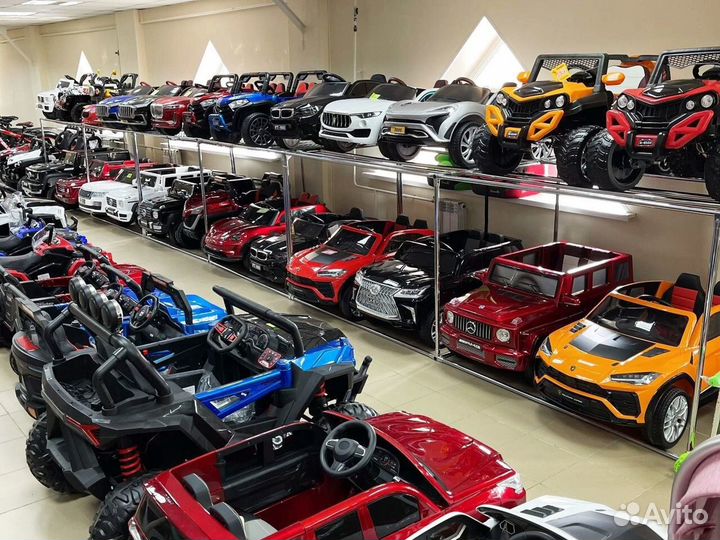 Детский электромобиль, новый с управлением