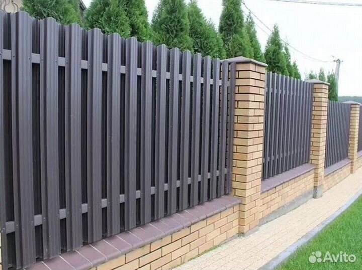 Евроштакетник фигурный