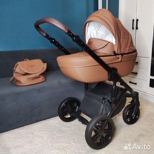 Коляска verdi mocca 3 в 1 карамель