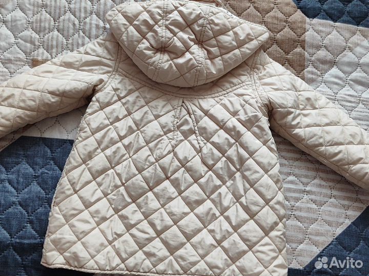 Куртка стеганая удлинённая для девочки 92 размер