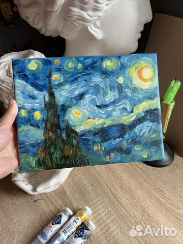Картина маслом Звездная ночь Ваг Гог