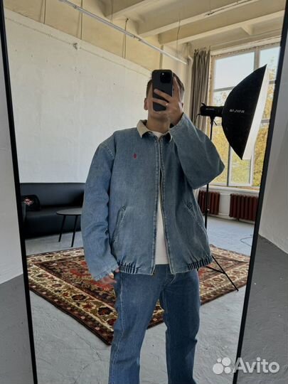 Ralph Lauren Distressed Denim Jacket Carhartt