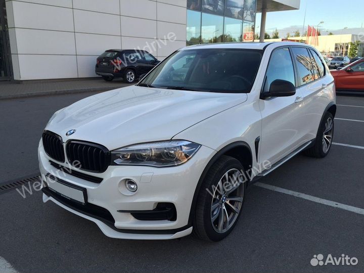 Сплиттер передний BMW X5 F15 без М пакета