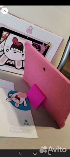 Детский Планшет Розовый с Сим-Картой