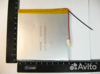 Универсал Аккумулятор для Гаджетов 3,7V 2 контакта