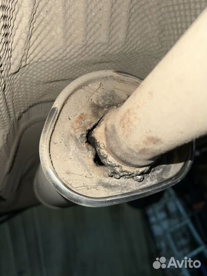 Замена гофры глушителя