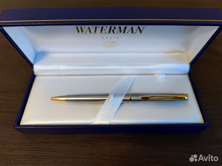 Шариковая ручка Waterman с лого (новая, оригинал)