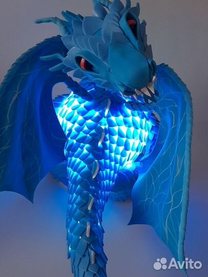 Светильник - дракон, ручная работа