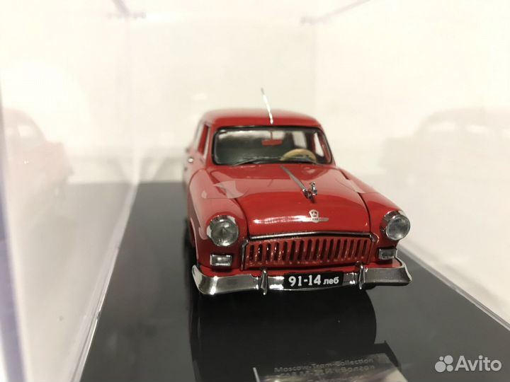 Волга газ-М21 2-я серия красный 1/43