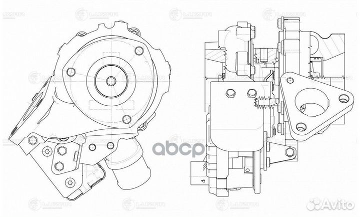 Турбина ford transit 11- 2.2D тип GTB1749V LAT1013